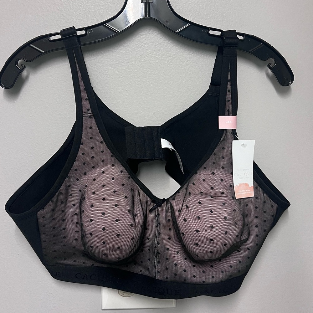 Cacique Unlined Full Coverage No Wire Bra